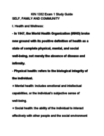 Kin 1352 Study Guide Exam 
