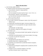 Microbiology Week 5 Notes