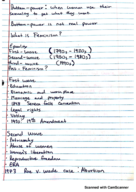 Women's and Gender studies class notes - 1st week