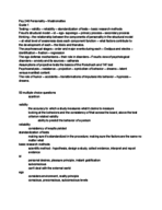 PSY 246 Study Guide Test 1