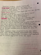 American History Class Notes Week 6