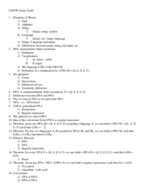 Study Guide 