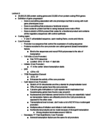 MCB 252 UIUC Lecture notes for exam 2