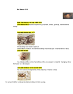 art history notes week 6 