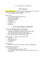 Psychology of Diversity Ch. 2 Notes