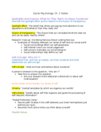 Social Psychology Ch. 2 Notes