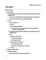 POLS week 5 notes