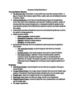 economics study guide