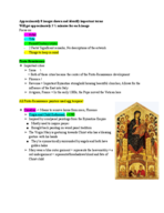 Art History Survey II - Exam 1 Study Guide
