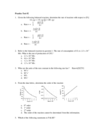 CHEM Exam 2 Practice Questions