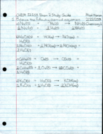 CHEM 1211 Week 9
