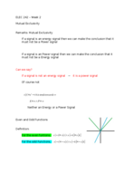 ELEC 242 Notes Week 2