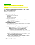 Bio 201 study guide