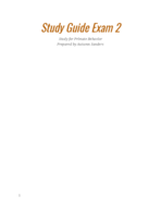 Primate Behavior Exam 2