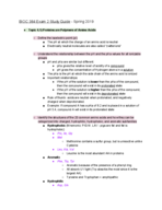 BIOC 384 Exam 2 Study Guide 