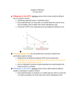econ 2030 week 5 efficiency