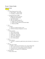 CHE 107, Exam 1 Study Guide
