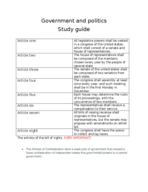 gov and politics study guide