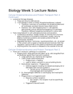 BIOL 4610 Week 5 Lecture Notes