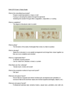 DHM 2573 Exam 2 Study Guide