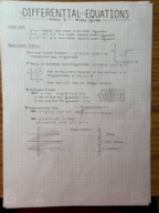 Math 266 - Study Guide