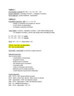 Macro Study Guide Midterm 1 