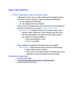 study guide