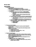 BIOC 384 Week 8 Notes