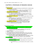 Study Guide for Test 2 - Soc 497
