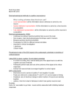 Lecture notes: mind,brain,behavior