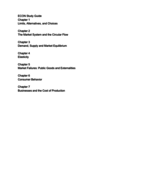 Econ 2113 Study Guide 