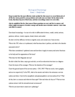 Bio Psych 270