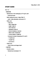 Chem 1100 Study Guide