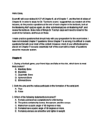 A&P Exam 2 Study Guide