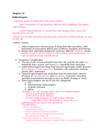 Hallucinogens Part 1 and 2