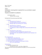 Soc 101 Notes Week 7