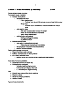 Week 9 Lecture notes for Geology 004 