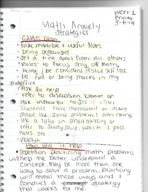 Math Anxiety