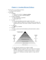 Locating Relevant Evidence
