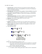 Bio 1134 Exam 2 Study Guide