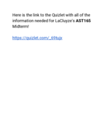 AST165 Midterm Study Guide