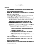 Study Guide Exam 2