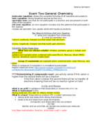 Study guide for Exam 2