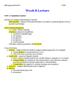 Week 8 Lecture Notes