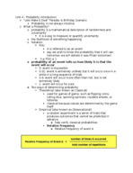 Week 6 Notes for Statistics
