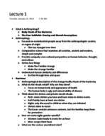 Anthropology 1000 Berk