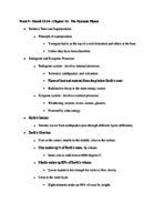 Physical Geography 1114 Week 9 Notes