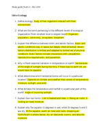 Exam 2 - Study Guide