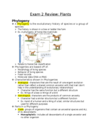 BIO 121 Exam 2 Study Guide