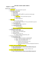 Exam 2 study guide